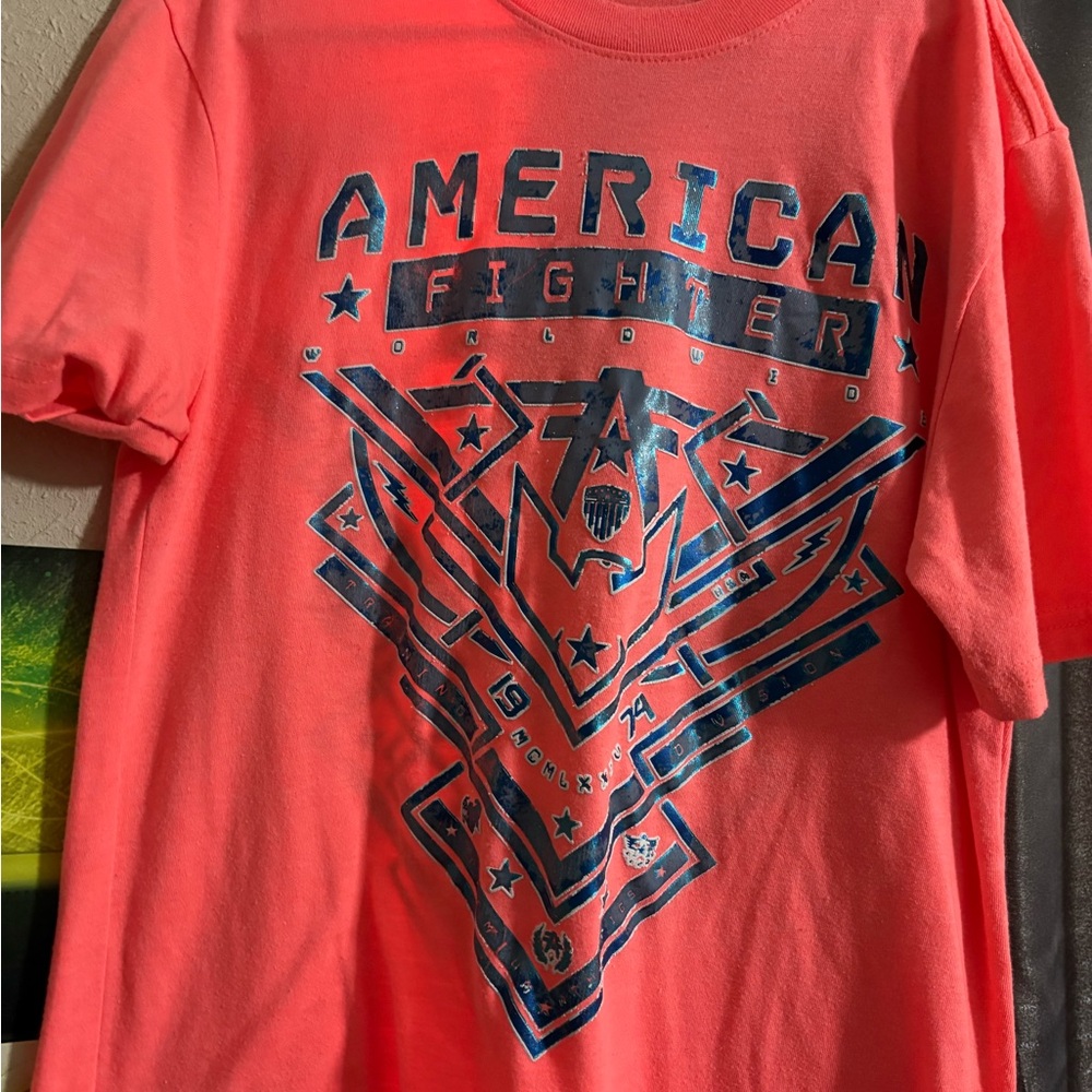 American Fighter Men's Coral Graphic Tee